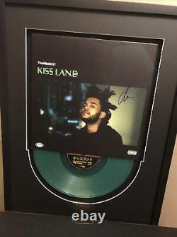 The Weeknd Kiss Land Hand Signed Framed Uv Protected Anti Glare Glass Psa