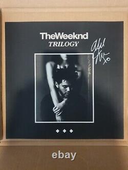 The Weeknd Trilogy 1st Pressing 92/500 + Signed Litho / Kiss Land 1st Pressing