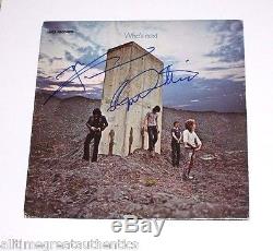 The Who Pete Townshend Roger Daltrey Signed Who's Next Album Vinyl Lp Coa Proof