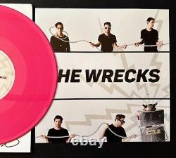 The Wrecks Panic Vertigo Signed Pink Vinyl. Original Pressing. LTD. ED