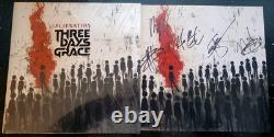 Three Days Grace Autographed Lp Vinyl Record Alienation Signed Full Band 2025