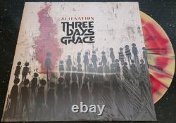 Three Days Grace Autographed Lp Vinyl Record Alienation Signed Full Band 2025