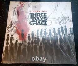 Three Days Grace Autographed Lp Vinyl Record Alienation Signed Full Band 2025