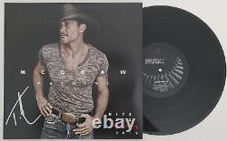 Tim McGraw signed autographed Machine album vinyl Record exact proof Beckett COA