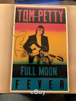 Tom Petty Signed, AUTOGRAPHED Vinyl LP Full Moon Fever PROMO