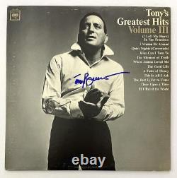 Tony Bennett Signed Autograph Album Vinyl Record Greatest Hits with Beckett COA