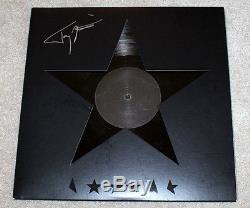 Tony Visconti Signed David Bowie'blackstar' Vinyl Record Lp Coa Proof Producer
