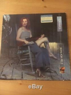 Tori Amos Boys For Pele Limited Edition Clear Vinyl Double LP Set SIGNED