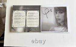 Tortured Poets Department Taylor Swift Signed Vinyl Record Heart Signature