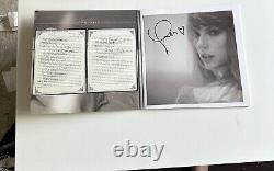 Tortured Poets Department Taylor Swift Signed Vinyl Record Heart Signature