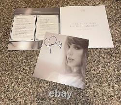 Tortured Poets Department Vinyl + Bonus Track + Hand Signed Photo with HEART