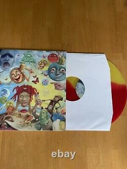Trippie Redd Life's A Trip RED/YELLOW split vinyl Out of Print & SIGNED POSTER