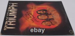Triumph 1976 LP vinyl Record Album Inscribed signed by Rick Emmett Mike Levine