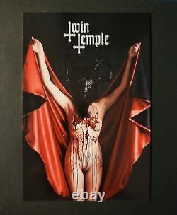 Twin Temple'Satan's A Woman c/w I Am A Witch' 7 Single Ltd Ed Mono Pink NM x