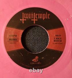 Twin Temple'Satan's A Woman c/w I Am A Witch' 7 Single Ltd Ed Mono Pink NM x