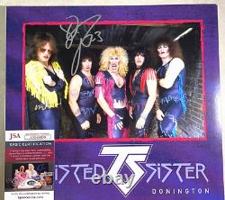 Twisted Sister DEE SNIDER Signed Donington 12' Vinyl Record Album JSA