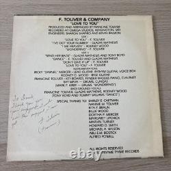 Ultra Rare Original F. Toliver Love To You Lp On Pryyme Tymme Records Signed
