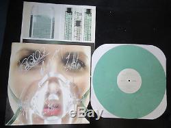 Underoath They're Only Chasing Safety US Light Green Marble Vinyl LP Signed Copy