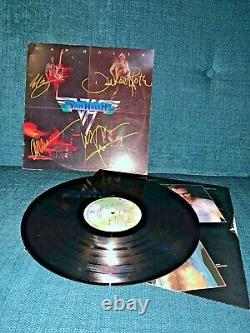 Van Halen 1 Debut Authentic Autographed 12 Vinyl Lp Record Signed By All 4 Orig