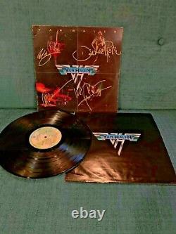 Van Halen 1 Debut Authentic Autographed 12 Vinyl Lp Record Signed By All 4 Orig