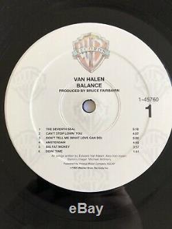 Van Halen Balance Vinyl LP 1995 SIGNED on cover by the BAND RARE