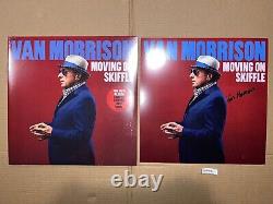 Van Morrison Signed Autographed Vinyl Record LP Moving on Skiffle Astral Weeks