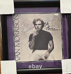 Van Morrison signed Wavelength vinyl autographed framed JSA LOA 19x19