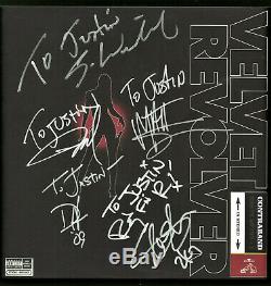 Velvet Revolver Contraband VInyl Record signed by all 5 Scott! Slash, DUFF GNR