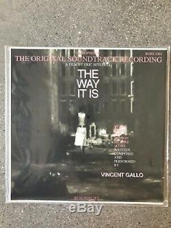Vincent Gallo THE WAY IT IS Soundtrack LP Mint Sealed Signed Vinyl copy