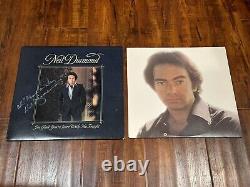 Vintage Neil Diamond I'm Glad You're Here With Me Tonight Vinyl Record LP Signed