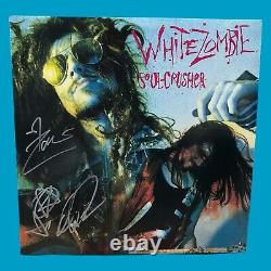 WHITE ZOMBIE SOUL-CRUSHER (RARE 1988 CAROLINE PRESSING) Signed Rob Zombie