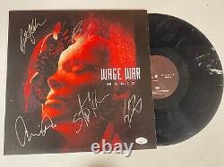 Wage War Band Autographed Signed Manic Vinyl Album With Jsa Coa # Ac26737