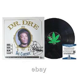 Warren G. Signed Dr. Dre The Chronic Vinyl Record Album Beckett BAS Autograph