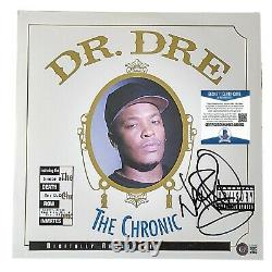 Warren G. Signed Dr. Dre The Chronic Vinyl Record Album Beckett BAS Autograph