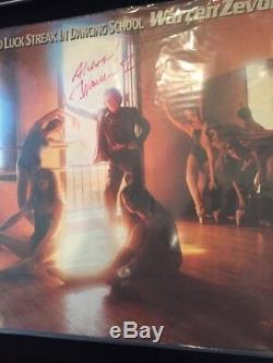 Warren Zevon Autographed Hand Signed LP Withvinyl Werewolves London Deceased