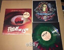 Waxwork Records Vinyl Signed Variants 64 Records Creepshow THING Evil Dead F13th