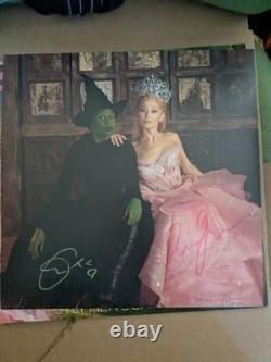 Wicked The Soundtrack Signed LP by Ariana Grande and Cynthia Erivo IN HAND