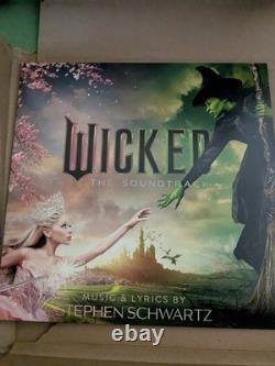 Wicked The Soundtrack Signed LP by Ariana Grande and Cynthia Erivo IN HAND