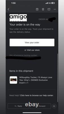 Willoughby Tucker-I'll Always Love You Vinyl SIGNED Insert NEW