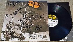 Wu Tang Clan Signed Vinyl Lp Record +coa Iron Flag Killa Bees Gza Rza Method Man