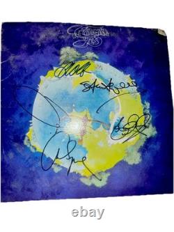 YES Band Signed Drama Vinyl Record LP Steve Howe Geoff Downes Trevor Horn RAD