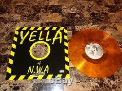 Yella Signed Gold Stamped Colored 12 Vinyl Record EP For Eazy-E N. W. A. NWA Rap