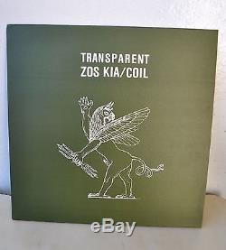 Zos Kia/Coil Transparent Green Vinyl Signed Ltd Ed #99/100 Jhonn Balance Sleazy